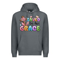 Rock saved by his grace Premium Hoodie - MaliasSmallBusiness