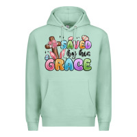 Seafoam saved by his grace Premium Hoodie - MaliasSmallBusiness