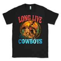Black long live the cowboys Classic Tee - Zillion Design Studio