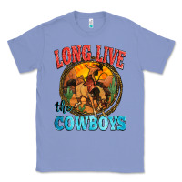 Colony Blue long live the cowboys Classic Tee - Zillion Design Studio