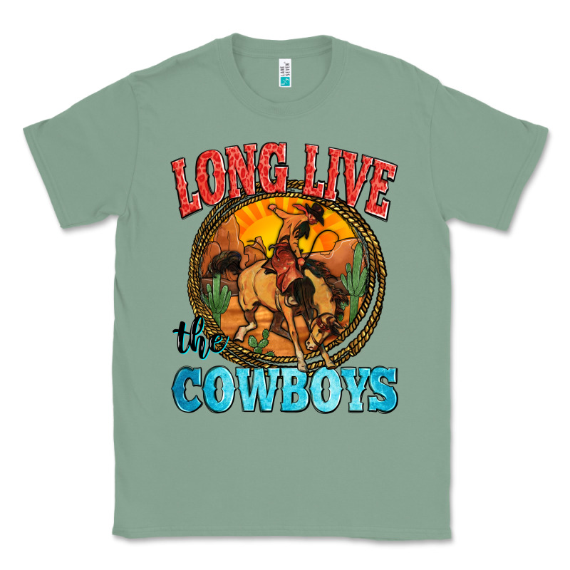 Long Live The Cowboys Classic Tee by Zillion Design Studio | Teevron