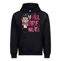 Black yall are nuts Urban Hoodie - MaliasSmallBusiness