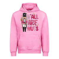 Fuchsia Pink yall are nuts Urban Hoodie - MaliasSmallBusiness