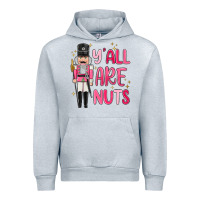 Heather Grey yall are nuts Urban Hoodie - MaliasSmallBusiness