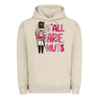 Pigment French Oak yall are nuts Urban Hoodie - MaliasSmallBusiness