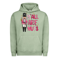Pigment Oil Green yall are nuts Urban Hoodie - MaliasSmallBusiness