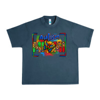 Midnight Navy autism mimi Urban Heavy Tee - Zillion Design Studio