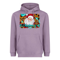 Lavender it's Christmas y'all background Heavyweight Hoodie - JahusDesignShop