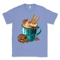 Colony Blue Chocolate And Coffee Classic Tee - FaDigitalArtStudio