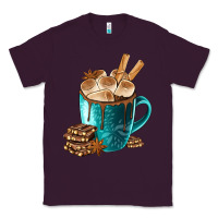 Plum Chocolate And Coffee Classic Tee - FaDigitalArtStudio