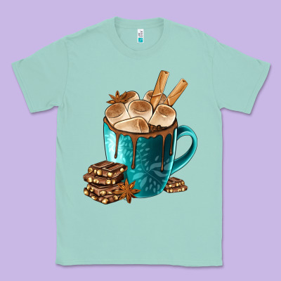 Chocolate And Coffee Classic Tee Designed By Fadigitalartstudio