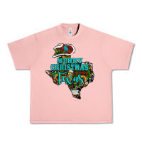 Merry Christmas Texas Map Urban Heavy Tee | Teevron