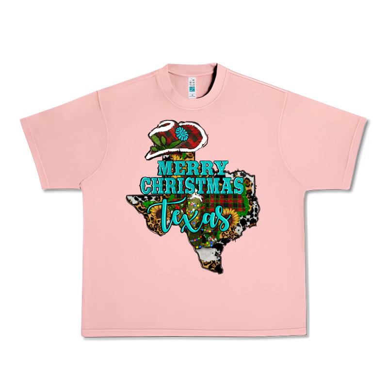 Merry Christmas Texas Map Urban Heavy Tee by RanaPortraitStore | Teevron