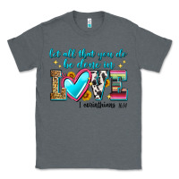 Charcoal Heather let all that you do be done in love Classic Tee - Zillion Design Studio