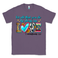 Lavender let all that you do be done in love Classic Tee - Zillion Design Studio