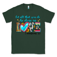 Sports Green let all that you do be done in love Classic Tee - Zillion Design Studio