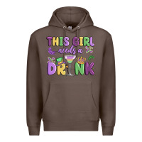 Coffee this girl needs a drink Premium Hoodie - MaliasSmallBusiness