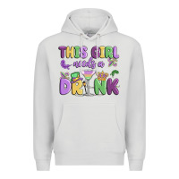Dove Grey this girl needs a drink Premium Hoodie - MaliasSmallBusiness