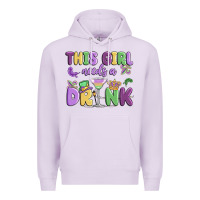 Lilac this girl needs a drink Premium Hoodie - MaliasSmallBusiness