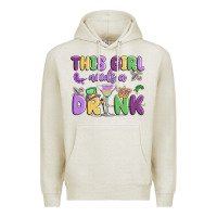 Oatmeal Heather this girl needs a drink Premium Hoodie - MaliasSmallBusiness