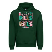 Forest Green slingin' pills to pay the bills Urban Hoodie - MaliasSmallBusiness