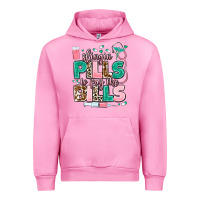 Fuchsia Pink slingin' pills to pay the bills Urban Hoodie - MaliasSmallBusiness