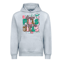 Heather Grey slingin' pills to pay the bills Urban Hoodie - MaliasSmallBusiness