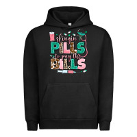 Pigment Black slingin' pills to pay the bills Urban Hoodie - MaliasSmallBusiness