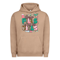 Pigment Burro slingin' pills to pay the bills Urban Hoodie - MaliasSmallBusiness
