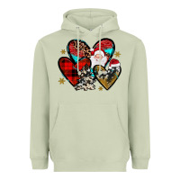 Matcha Christmas heart Heavyweight Hoodie - JahusDesignShop