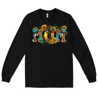 Black western mom Long Sleeve Tee - texasbilliewilder