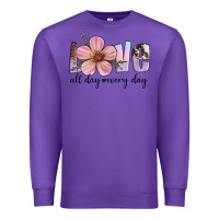 Purple love all day every day Premium Sweatshirt - Artiststas