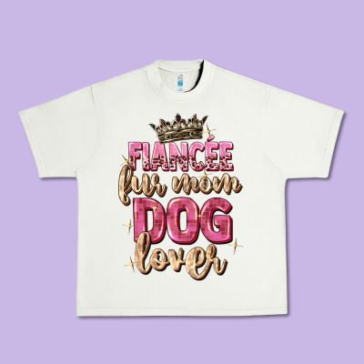 Fiancée Fur Mom Dog Lover Urban Heavy Tee Designed By Zillion Design Studio