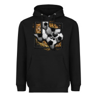 Black leopard soccer texas map Heavyweight Hoodie - Jasminsmagicworld