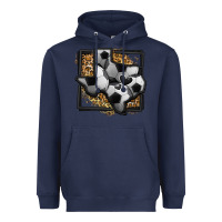 Navy leopard soccer texas map Heavyweight Hoodie - Jasminsmagicworld