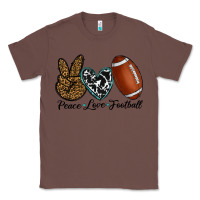 Chestnut peace love football Classic Tee - RanaPortraitStore