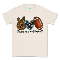 Natural peace love football Classic Tee - RanaPortraitStore