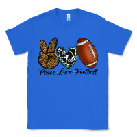 True Royal peace love football Classic Tee - RanaPortraitStore