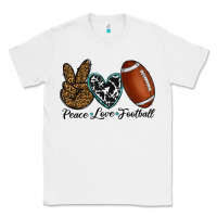 White peace love football Classic Tee - RanaPortraitStore