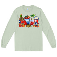 Matcha puerto rico coffee cups Long Sleeve Tee - Zillion Design Studio