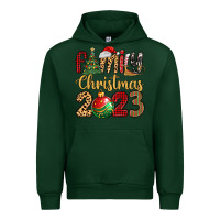 Forest Green family christmas 2023 Urban Hoodie - MaliasSmallBusiness