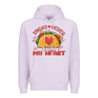 Lilac tacos never broke my heart Premium Hoodie - MaliasSmallBusiness
