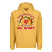Mustard tacos never broke my heart Premium Hoodie - MaliasSmallBusiness