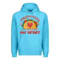 Ocean Blue tacos never broke my heart Premium Hoodie - MaliasSmallBusiness