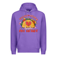Purple tacos never broke my heart Premium Hoodie - MaliasSmallBusiness