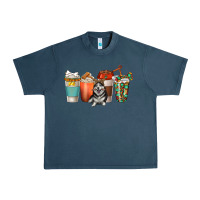 Midnight Navy alaskan husky dog coffee cups Urban Heavy Tee - texasbilliewilder