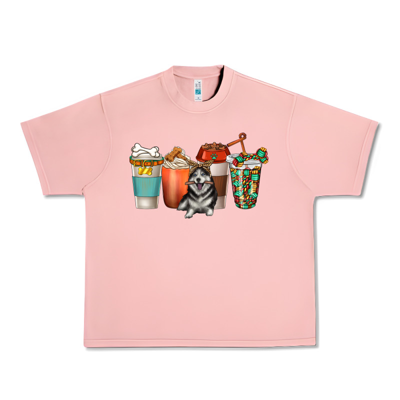 Alaskan Husky Dog Coffee Cups Urban Heavy Tee by texasbilliewilder | Teevron