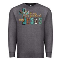 Charcoal Heather let me tell you about my jesus Premium Sweatshirt - Artiststas