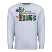 Heather Grey let me tell you about my jesus Premium Sweatshirt - Artiststas