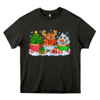 Asphalt festive christmas cupcakes Heavy Core Tee - CowhideDigitalArt